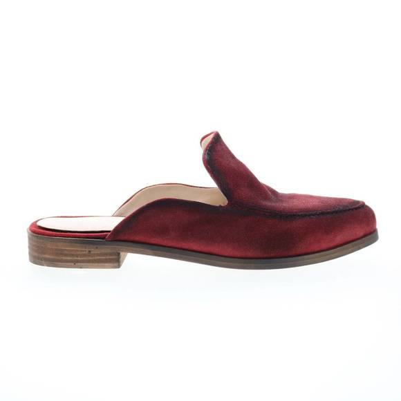 NEW DIBA TRUE women's art easel mule in red suede - Picture 1 of 8